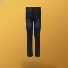 Men's Vintage Pants Ripped Men's and Women's Washed Old Zipper Pants Jeans MIJKO