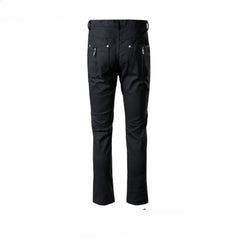 Men's Vintage Pants Men's Women's Autumn and Winter Zipper Wide-footed Trousers Denim Casual Pants MIJKO