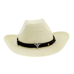 Straw Cowboy Hats Outdoor Seaside Beach Hat Sun Protection Sun Hat