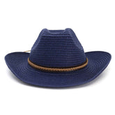 Straw Cowboy Hats Seaside Beach Hat Sun Protection Sun Hat