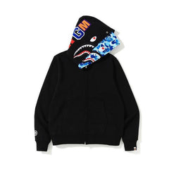 BAPE Hoodie Mode Automne et Hiver Marque Cardigan Sweat à Capuche Zippé Mode Jeunesse