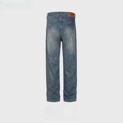 Men Vintage Pants Washing Water Old Rock Trousers Men's and Women's Denim MIJKO
