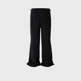 Mens Vintage Pants Unisex Bootcut Casual Trousers MIJKO