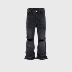 Mens Vintage Pants Ripped Jeans MIJKO