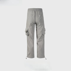 Men's Vintage Pants trousers men's and women's drawstring trousers slim-fitting casual overalls MIJKO