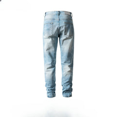 Men Vintage Pants Hip Hop Street Wash Do Old Jeans MIJKO