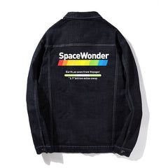 Plus Size Men's Clothing Loose Denim Jacket Printed Men's Denim Jacket Casual N1807men Denim Jacket