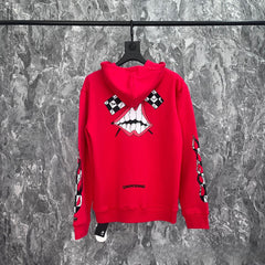 CHH Chrome Heart Hoodie Crowe Mattyboy Graffiti terry cotton hooded zipper