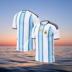 2627 United States, Canada and Mexico World Cup Argentina Home Players Edition Jersey No. 10 National Team Football Jersey Print Number