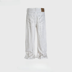 Men's Vintage Pants Design Trousers Men's and Women's Straight Jeans MIJKO