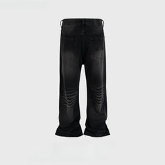 Men's Vintage Pants Men's Clothing Women's Washed Old Men's and Women's Jeans MIJKO