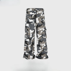 Men's Vintage Pants camouflage casual trousers men's and women's tote overalls MIJKO