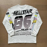 Hellstar Long Sleeve T-Shirt Retro style high street trend