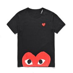 CDG Be Kind T Shirt Unisexe Coton Col Rond Manches Courtes