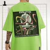 Men T Shirt Printed Short-Sleeved T-shirt for Men and Women