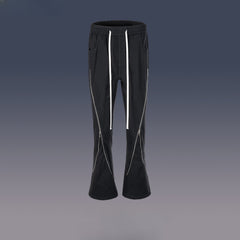 Men's Vintage Pants Men's Women's Hip Hop High Street Wide Feet Straight Casual Pants MIJKO