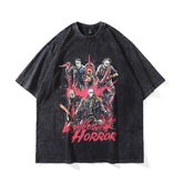 T-shirt Homme Street Imprimé Manches Courtes T-shirt Femme Hiphop