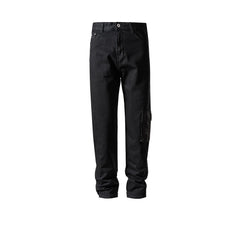 Men Vintage Pants Pocket Straight Jeans Men and Women MIJKO
