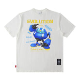 Men T Shirt Couple Short Sleeve Hip Hop Spring and Summer Loose