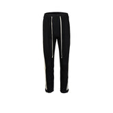 Men's Vintage Pants Men's Women's Splicing Trousers Wide-footed Slim-fit Sports Casual Pants MIJKO