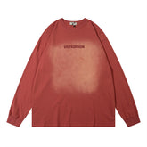 Men Long Sleeve T Shirt Personality Cotton T-shirt Loose