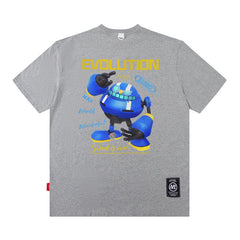 T-shirt homme à manches courtes, pour homme et femme, style urbain, coupe ample, pour couple