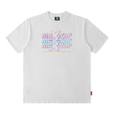 T-shirt homme à manches courtes imprimé lettres - Coupe ample