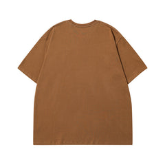 T-shirt homme imprimé ours en coton à manches courtes pour bébé garçon et fille, ample, pour l'été