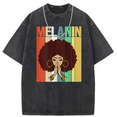 Men T Shirts Short Sleeve T-Shirt Women Washed Old American Street