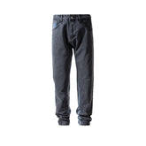 Men's Vintage Pants Splicing Pockets Slim-fit Trousers Men's Trendy Jeans MIJKO