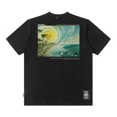 T-shirt homme manches courtes Hip Hop Vibe décontracté
