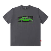 Men T Shirt Retro Short Sleeve T-shirt Men and Women Ins Style