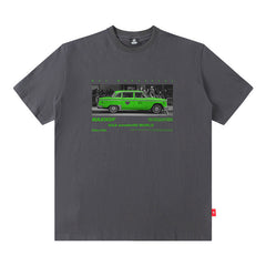 T-shirt Homme Manches Courtes Style Rétro Unisexe Ins