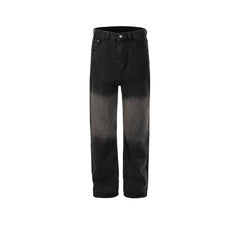 Men's Vintage Pants Men's and Women's Wide Feet Washed Jeans MIJKO