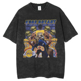 Mens T Shirts Kobe Printed Short Sleeve T-Shirt Vintage Fashion