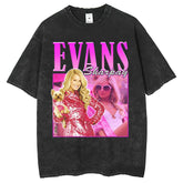 Mens T Shirts Printed Short Sleeve T-Shirt Washed Teewelzed