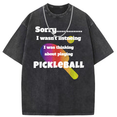 Mens T Shirts Printed Short Sleeve T-Shirt Washed Old Punk Loose