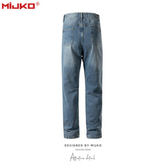 Mens Vintage Pants Make Old Button-up Jeans MIJKO