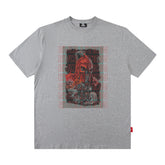 Men T Shirt Printed Short Sleeve T-shirt Men's and Women's Printed Loose