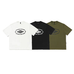 T-shirt homme Rétro Style Japonais T-shirt Homme et Femme Imprimé Lettre Manches Courtes Ample