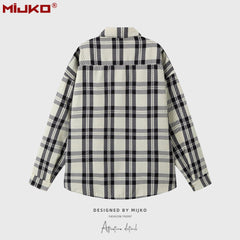 Mens Jacket Plaid Jacket MIJKO