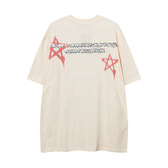 T-shirt homme imprimé T-shirt à manches courtes hommes et femmes en couple ample