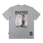 T-shirt homme à manches courtes, pour bébé garçon et fille, haut ample d'été à col rond