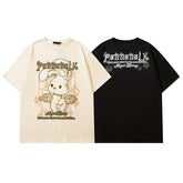 Men T Shirt Vintage Cute Short Sleeve T-shirt Men and Women Ins Style Country