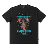 T-shirt Homme Imprimé Américain T-shirt Couple Homme et Femme Ample