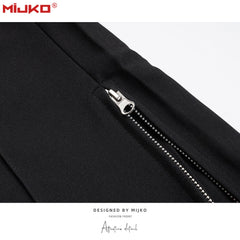 Mens Vintage Pants Wide-footed Flared Pants Trousers MIJKO