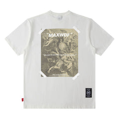 T-shirt unisexe en coton à manches courtes de marque Street Tide