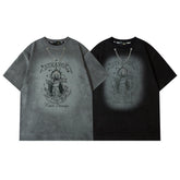 Men's T Shirt Summer Short Sleeve T-shirt Men's and Women's Loose Printed Half Sleeve