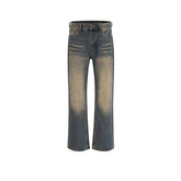 Men's Vintage Pants Men's Women's Wash Pants High Street Style Jeans MIJKO