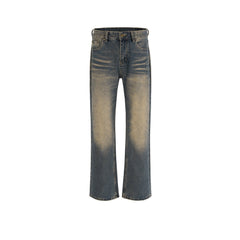 Men's Vintage Pants Men's Women's Wash Pants High Street Style Jeans MIJKO